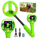 GreenRex front packaging showing full kid-friendly metal detector benefits