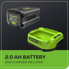 Greenworks trimmer handle and variable-speed trigger for user control
