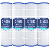 Grefilt front view of 4-pack C4030 cartridges showing packaging and branding benefits