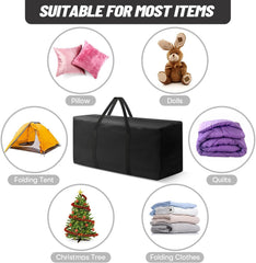 GREHABOR open bag filled with cushions showing organized storage benefit