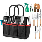 Grenebo tote open showing organized tools and quick access benefit