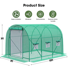 Grezone mesh door zipper detail displaying dual-door airflow control benefit