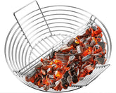 GriAddict front view charcoal basket showing fit and durable build benefit