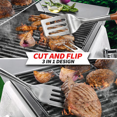 GRILAZ fork tines and handle connection showing sturdy full-tang construction benefit