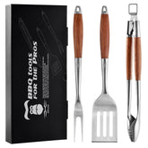 GRILAZ front packaging showing rosewood tools and gift box, high-quality presentation