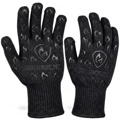 Grill Armor front view of gloves showing durable heat protection