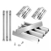 Grill Valueparts front-assembly showing all included pieces and quick replacement benefit