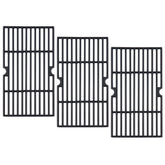 Grill Valueparts front view of three cast-iron grates showing full coverage and fit