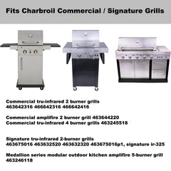 Grillflame grates installed in grill demonstrating improved heat distribution and sear