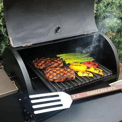 GrillGrate assembled on pellet grill delivering even heat
