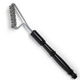 GrillGrate front view showing dual-head brush cleaning efficiency
