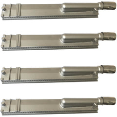 GRILLJOB front view of 4-piece burner pack showing durable stainless finish and fit benefits
