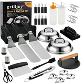 grilljoy front packaging showing complete 38-piece kit organized for convenience
