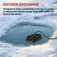 GRILLME reinforced nylon float detail highlighting stable flotation and surface positioning
