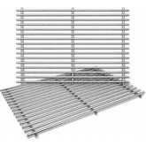 GRISUN front view of grates showing full cooking surface and fit