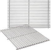 GRISUN front view of two replacement grates showing fit and finish for quick upgrade