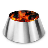 GRISUN whirlpool front view showing shape and fit for easier heat control