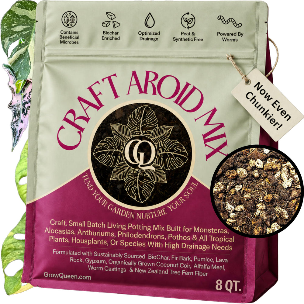 Grow Queen front bag showing product branding and ready-to-use convenience