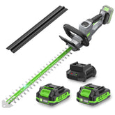GROWORT hedge trimmer front view showing blade and body for easy handling