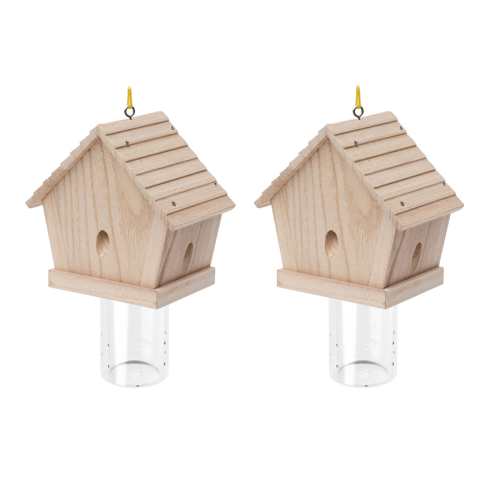 GRTRE front view of trap showing chalet-style design and easy hanging