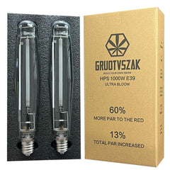 GRUOTVSZAK front packaging showing bulb pair and key specs for easier choice