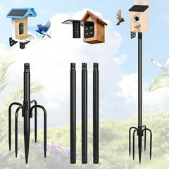 Gtongoko assembled pole front view showing secure mounting and durability