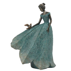 Guichifun front view leaf Angel statue showing elegant decor appeal