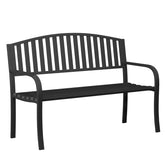 GUINGFUN front view showing sturdy metal frame and elegant design, adding durable curb appeal