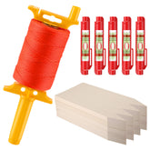 Gulfmew front packaging showing full stake and line kit for quick setup