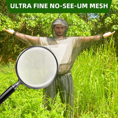 gumkeg mesh texture detail illustrating breathable, insect-proof weave