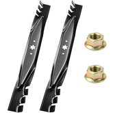 GUSUHAWK front view of both blades showing shape and gator design benefit