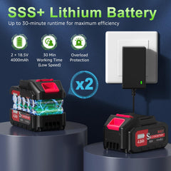 GustoneMas charger with red and green indicator lights for safe charging