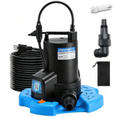 GWANZI pump front view showing controls and sturdy housing for reliable drainage