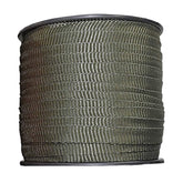 Habitech roll front view showing olive green webbing and long length benefit
