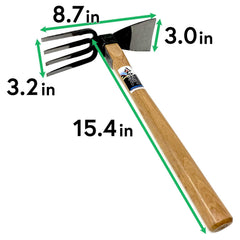 HACHIEMON in use in vegetable bed for faster targeted weeding