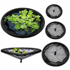Hahafelt front view of three floating plant barriers showing sizes and packaging benefit protection