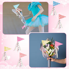 Hahafelt ribbon and pole attachment detail, ready-to-use convenience benefit