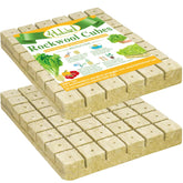 Halatool front packaging showing 96 rockwool cubes and clear labeling for easy selection