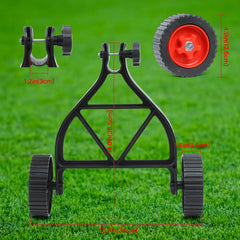 HamRoRung close-up of wheel tread highlighting grip and durable wear resistance