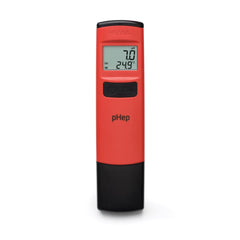 WLR Industries Hanna HI98107 front display showing pH and temperature for quick readings