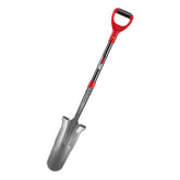 HANTOP drain spade front view showing full length and blade for efficient digging
