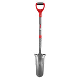 HANTOP drain spade front view showing narrow blade and full length benefit