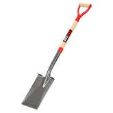 HANTOP flat spade front view showing whole tool and durable head benefit
