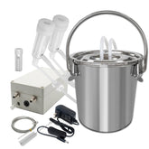Hantop front packaging shot showing compact goat milking kit and portability benefits
