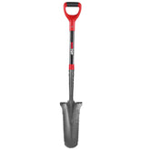 HANTOP front view of drain spade showing blade and handle, built for precise trenching