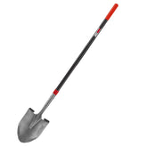 HANTOP round digging shovel front view showing durable blade and handle benefit durability
