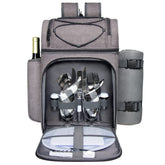Hap Tim backpack front packaging showing compartments and straps for easy transport