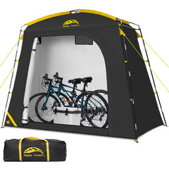 HAPPY TRAVEL front view showing full weatherproof protection