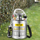 Happybuy front view stainless sprayer showing durable tank and handle benefit