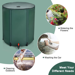 HAPPYGRILL folded flat barrel for compact storage and seasonal protection benefit